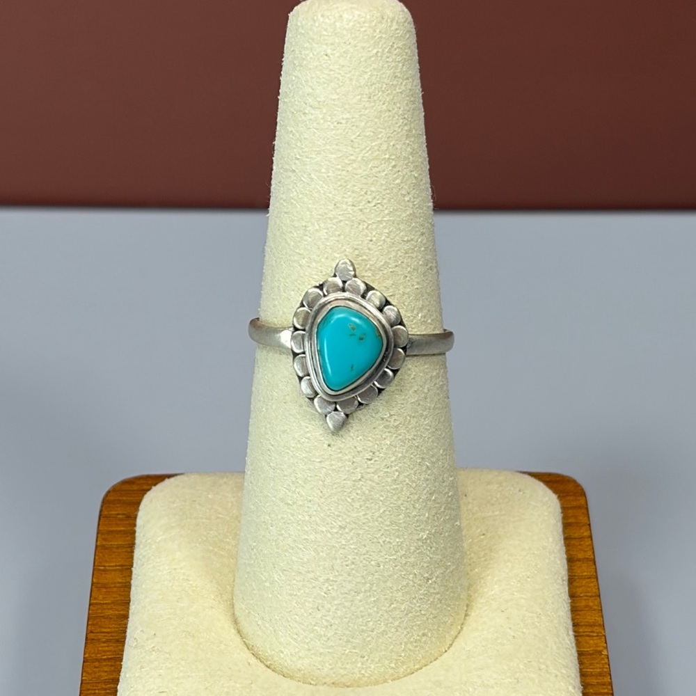 925 Sterling Silver Santa Maria Turquoise Ring